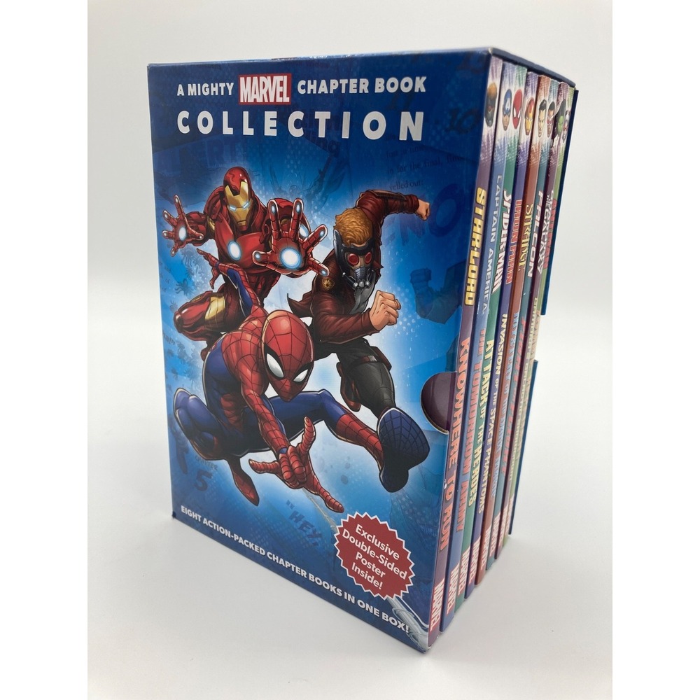A Mighty Marvel Chapter Book Collection: 8 Paperback Novel Box Set